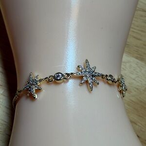 Chain Flower Personality Hand Bangle Bracelet